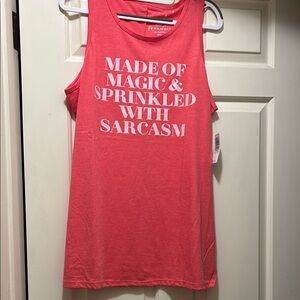 Torrid Pink Muscle Tee Relaxed Fit Graphic